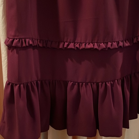 NWT Kate Spade Ruffle Shift Dress Medium in color “Ma Cherie” “My love” - Picture 8 of 12